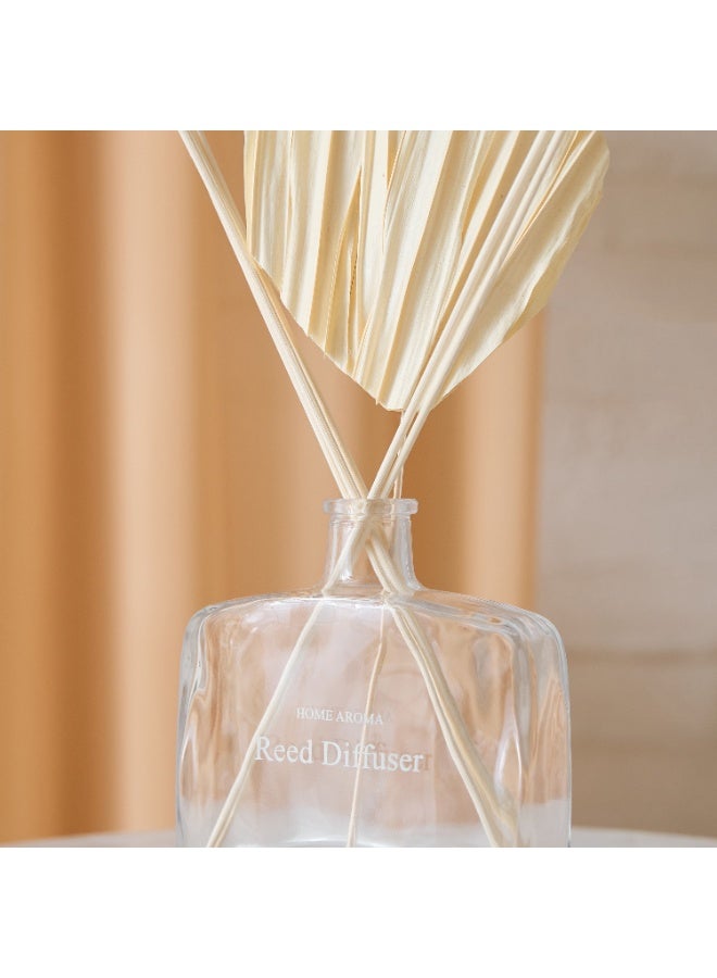 Home Aroma Seyna Palm Leaf Reed Diffuser Bottle without Fragrance Solution - 16x5x38 cm - Image 3